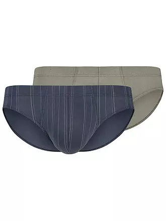 HUBER | Brasil Slip Paquete de 2 casi selección de rayas | 